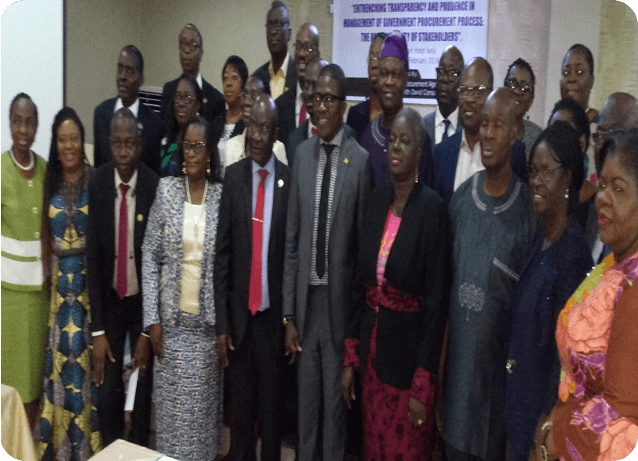 Photo from the Sensitisation on Procurement and Contract Management for Permanent Secretaries and Directors in Lagos State